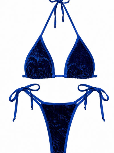 Blue Velvet Set