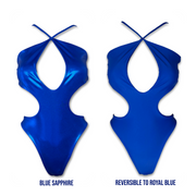 Reversible Calabasses One Piece- Blue Sapphire