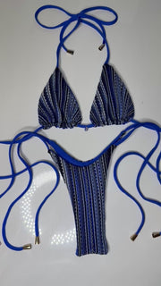 Blue Cycladic Crochet Set